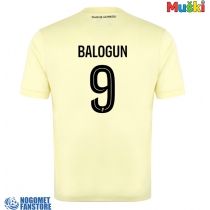 AS Monaco Folarin Balogun #9 Rezervni Dres 2025-26 Kratak Rukav
